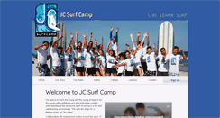 Desktop Screenshot of jcsurfcamp.com