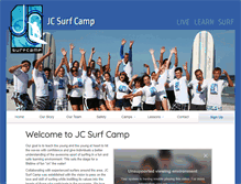 Tablet Screenshot of jcsurfcamp.com